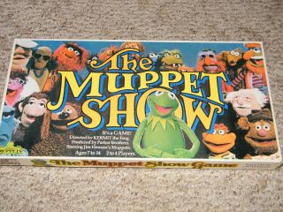 Rare Vintage The Muppet Show Board Game 1977 Kermit Parker Brothers Complete