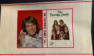 1971 Partridge Family Book Cover - David Cassidy - Susan Dey - Shirley Jones