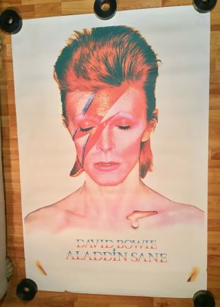 1973 Rca?? - David Bowie Aladdin Sane - Poster 41x61 Subway Rolled Promotional