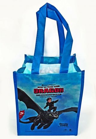How To Train Your Dragon Tote Bag,  Dvd Tote Bag,  Promo Movie Tote Bag