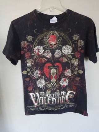 Vintage Bullet For My Valentine - Band Graphic Printed Tour T - Shirt Men Small