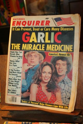 Vintage National Enquirer April 8 1980 The Dukes Of Hazzard Do Luke Daisy