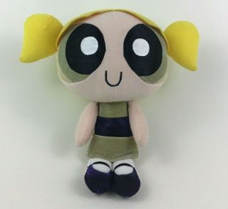 Powerpuff Girls Bubbles In Green Outfit 12 " Plush Stuffed Toy Doll Applause 2000