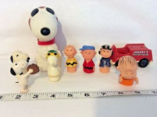 Vintage Snoopy Peanuts Gang 1952 Thru 1966 Figures