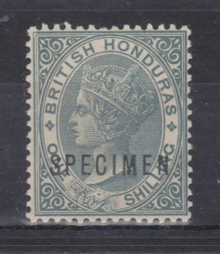 British Honduras Queen Victoria Sg22 Specimen Mounted