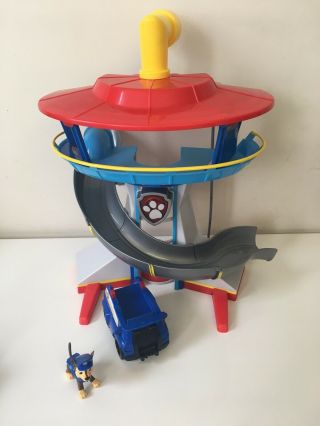 Nickelodeon Paw Patrol Lookout Tower Play Set Toy For Kids Complete Set Euc