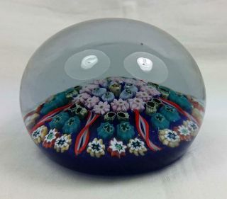 RARE EARLY SCOTTISH MILLEFIORI 3 INCH PAPERWEIGHT POSSIBLY YSART 3