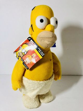 The Simpsons Homer Battery Operated Dancing Singing Plush Macho Man by Applause 3