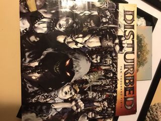 Band Signed Disturbed Poster 10,  000 Fists Tour Portland Maine State Theatre