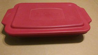 Anchor Ovenware Square Baking Dish 8 x 11 1/2 x 2 Clear Glass 2 QT With Lid 3