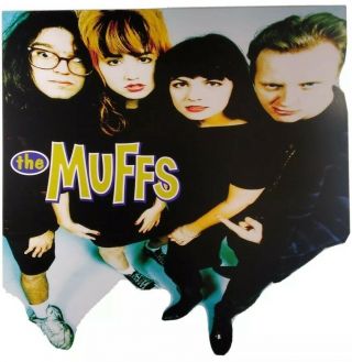 The Muffs Poster Promo Flat 12x12 Rare Vhtf 1992 Punk Rock Shattuck La