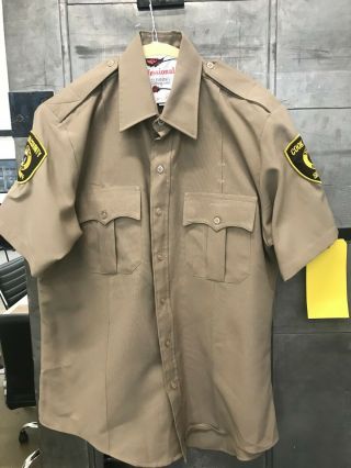 Cook County State Of Illonois Sheriff Department Police Wardrobe Shirt Costume