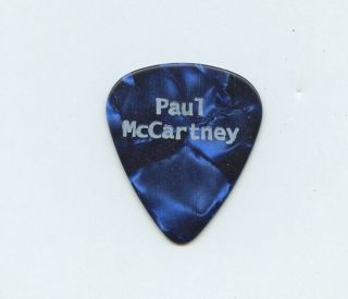 Paul McCartney ex BEATLES - SOUTH AMERICA 2010 - Guitar Pick 2
