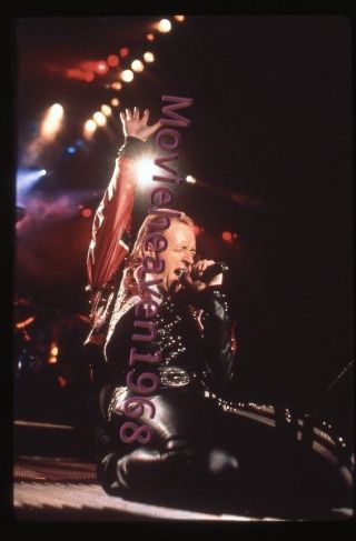 Judas Priest Live Rock Group Vintage 35mm Slide Transparency Photo 13111