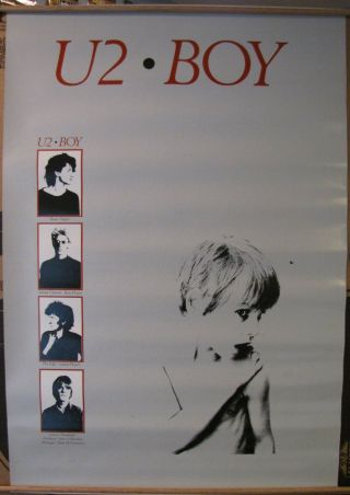 U2,  Boy,  19 " X27 " 1980 Uk Promo Only Poster,