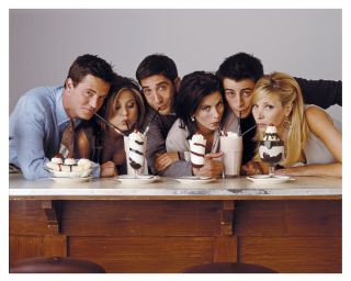 - - Friends - - Tv Show " Cast " Glossy 8x10 Photo