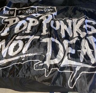 Found Glory Pop Punks Not Dead Banner Flag