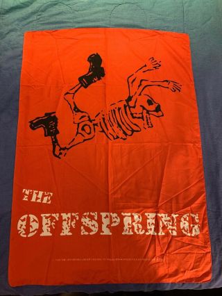 The Offspring 1995 Vintage Rock Poster Flag 30x40 Made In Italy Early Rare Logo