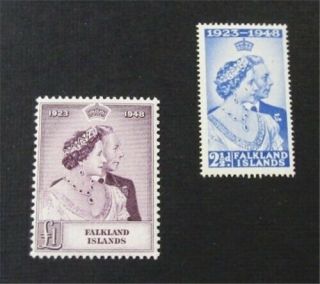Nystamps British Falkland Islands Stamp 99.  100 Og Nh $112