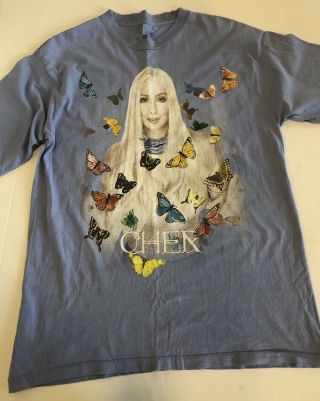 Vintage Cher Farewell Tour Concert T - Shirt Size Xl Two Sided Y2k