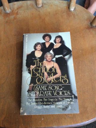 The Lennon Sisters Paperback Book 1987