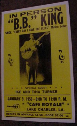 Bb B.  B.  King Vintage 1956 1950 