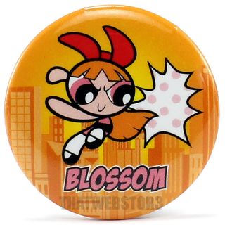 The Powerpuff Girls Blossom 1.  25 " Button Officially Licensed
