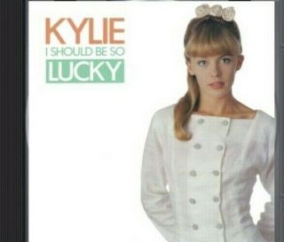 Kylie Minogue Postcard,  Rare I Should Be So Lucky Maxi Remix Cd Aussie Artwork