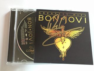 Bon Jovi - Greatest Hits 2010 Cd Album (signed Autographed) By Richie Sambora