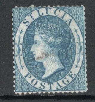 St.  Lucia 1860 Sg 2 Wmk; Star Very Fine Quality No Hidden Faults