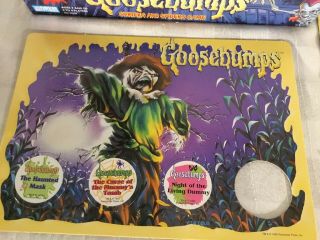 Vintage Goosebumps Shrieks and Spiders Board Game 1995 Missing 1 Chip 2