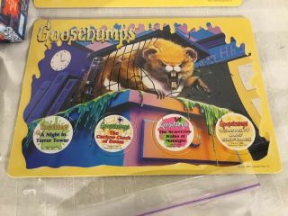 Vintage Goosebumps Shrieks and Spiders Board Game 1995 Missing 1 Chip 3