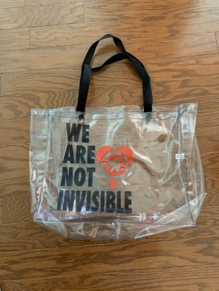 Hunter Hayes We’re Not Invisible Clear Tote Bag