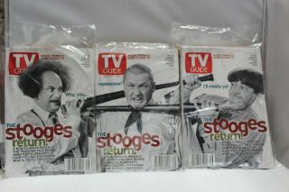 3 Tv Guide April 15 - 21 2000 The Three Stooges
