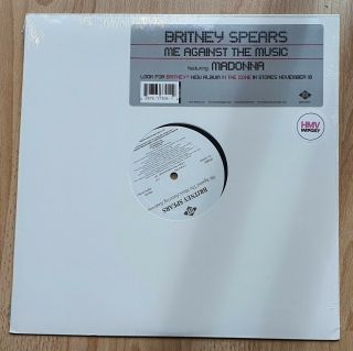 Britney Spears Madonna Me Against The Music 12 " Us Import Vinyl Uk