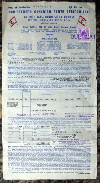 Tanganyika Agent Document With G.  V Revenue Cx757