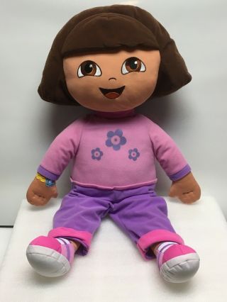 Dora The Explorer Kids Soft Cuddly Plush Big Toy Doll 24”