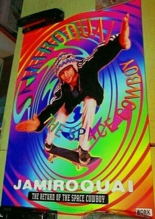 Jamiroquai 1995 Promo Poster The Return Of The Space Cowboy
