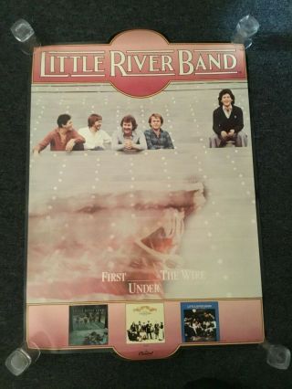 Vintage 1979 Little River Band First Under The Wire Promo Shaped Poster Rock