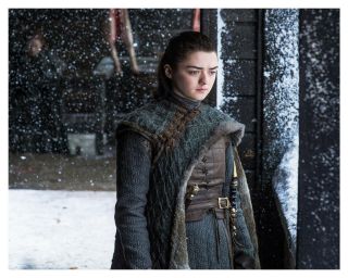 - - Game Of Thrones - - Arya Stark (maisie Williams) - 8x10 Glossy Photo - E -
