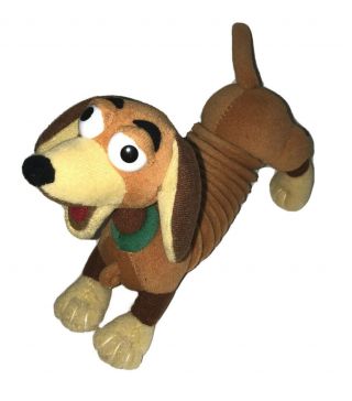 Toy Story “slinky Dog” Plush Doll.  Rare Disney Toy (extendible Like A Slinky)