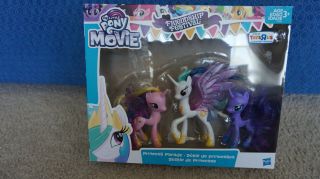 My Little Pony The Movie Princess Parade Celestia Luna Cadance Figure Set Toysru