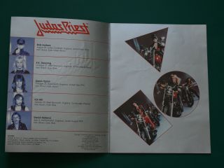 Judas priest 1981 tour program 2