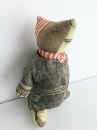 The Toy Bean Bag Wind In The Willows Mole Vintage 1981 Ariel Inc.  7”