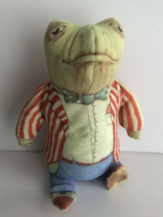The Toy Bean Bag Wind In The Willows Mr.  Toad Vintage 1981 Ariel Inc.  7”