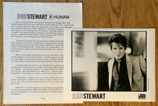 Rod Stewart Human 2001 Us Press Kit
