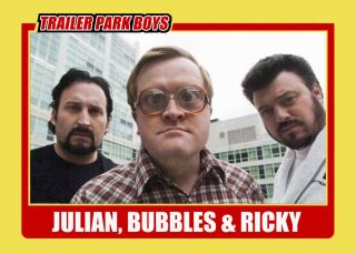 Trailer Park Boys - Julian,  Bubbles & Ricky - Limited Edition Trading Card