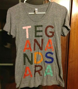 Tegan And Sara Vintage Shirt - " 2011: A Merch Odyssey " American Apparel