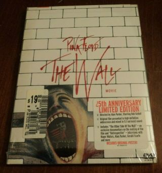 Pink Floyd The Wall 25th Anniversary Limited Edition Dvd With Poster