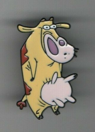 Cow From Cow And Chicken Cartoon Network Enamel Metal Pin